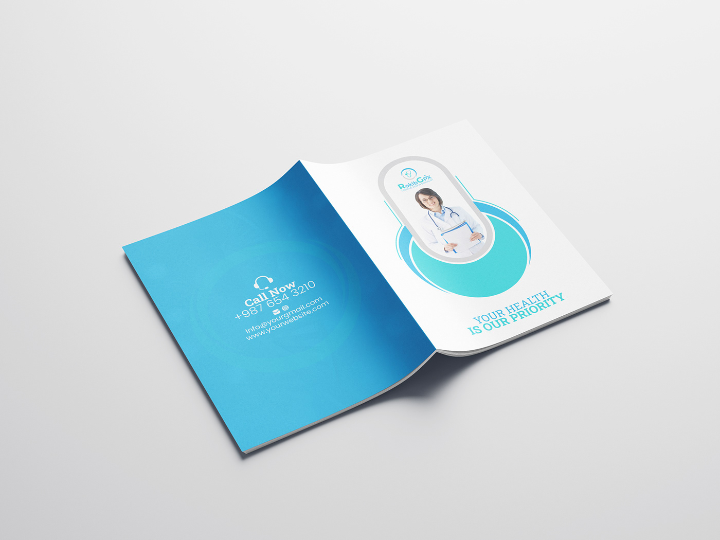 business brochure medical brochure medical design Medical booklet annual report company profile Health healthcare clinic Healthcare design